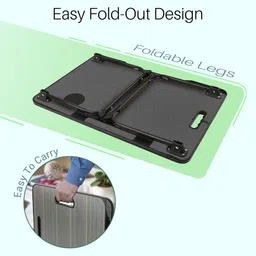 portronics Wood Portable Laptop Table image 5