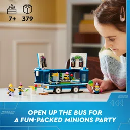 lego Despicable Me 4 Minions Music Party Bus 75581 ( 379 Blocks) image 3