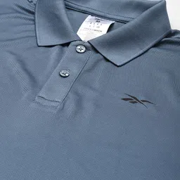 Reebok Men Blue Power Mesh Polo Speedwick T-shirt image 2