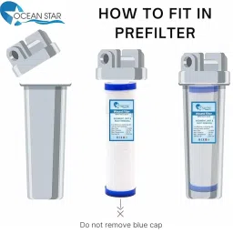 Ocean Star - MLT 9-Inch Spun Pre-Filter Cartridge (120g) – Threaded PP Yarn Wound Candle – Compatible with All 10-Inch Pre-Filter Housings – Pack of (2) image 1