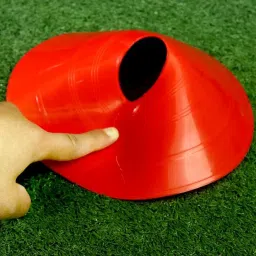 Enakshi® 30 Pieces Agility Soccer Cones Lightweight for Running Outdoor Games Skating|Sporting Goods | Team Sports | Soccer | Training Aids image 1