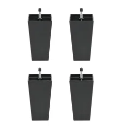 UniQMart 4X Bed Riser Table Lifts Furniture Square Feet Plinth Floor Protector 11.5cm image 2