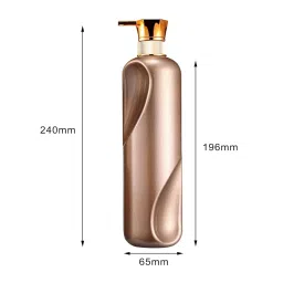MYADDICTION Pump Soap Dispenser Body Wash Dispenser Reusable for Countertop Hotel 500ml Aureate image 2