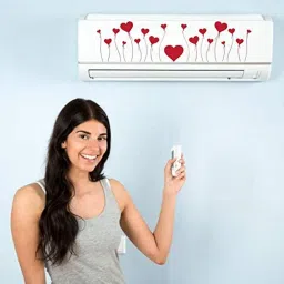 Decals Creation™ AC Sticker Wall Sticker Split Ac Stickers Air Conditioner Sticker Standard Size image 1