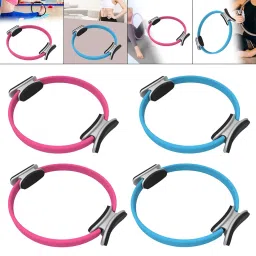 The Style Sutra Fitness Ring Practical Lightweight Strength Training Flexible Pilates Ring 14inch Pink|Sporting Goods | Fitness, Running & Yoga | Yoga & Pilates | Pilates Rings image 5