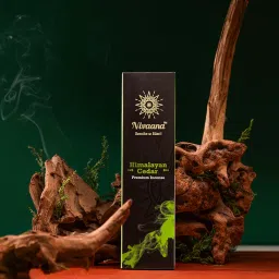 Nivaana Premium Incense Sticks Combo Pack, Parijat and Himalayan Cedar Fragrances, 30 Sticks Each, Traditional Ingredients image 1
