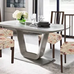 BRIDA Stretchable Floral Geometric Printed Dining Chair Seat Covers Elastic Chair Seat Case Protector, Slipcovers (Watercolor Leaves, 6 Seat Cover) image 2