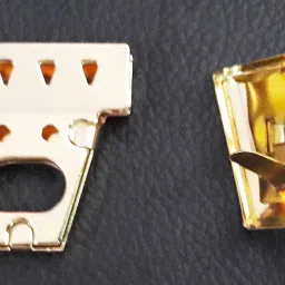 Tia Purse Bag Lock, Clasp, Clasps, Snaps, Fasteners for Purse, Bags, Clothes and DIY Works Size 34mm (Triangle Shape-Twist2Open, 4Sets) image 3