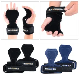 ECOMISTIQ®Power Weight Lifting Strap Hook Gloves Wrist Support Fitness Assisted Black|Sporting Goods | Fitness Running & Yoga | Strength Training | Gloves Straps & Hooks image 5