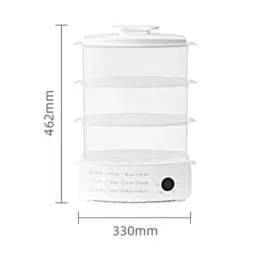 LR Decor E-Shop Food Steamer Lightweight 12 LTR Sturdy Warmer for Picnic for Kitchen Noodles image 3