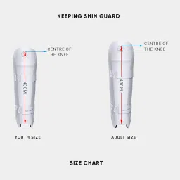 Cricket Keeping Shin Guards Wicket Keeper Pads Protective Gear for Keeper's Height (4'5" - 5'3") Cricket Wicket Keeping Pads Super Slim Gear Comes with a 3-inch Strap (White, Youth) image 5