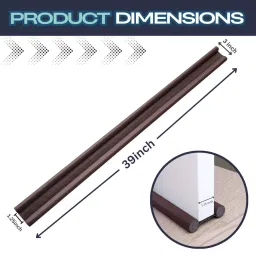 Niwanty Door Guard (39 Inches, Pack of 5) Gap Filler for Door Bottom Seal Strip - Sound-Proof, Reduce Noise, Energy Saving Door Stopper for Reduce Door Dust, Insects Protector (Pack of 5) image 1