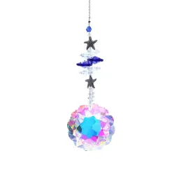 BNF®Crystal Suncatcher Window Pendant Fengshui Rainbow Maker Glass Hanging A|Home & Garden | Home Decor| Suncatchers & Mobiles image 1