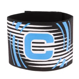 5xCaptain Armband Football Soccer Sports Adjustable Arm Bands Black| Sports Equipment | Outdoor Sports Gear | Exercise Gear image 5