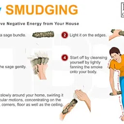 R&D CRAFTS - Indian White Sage Bundle - 6 Inches - 30gms Each - 8 Bundles image 1