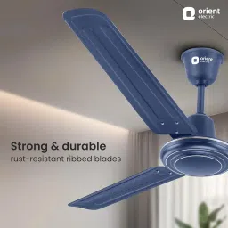 Orient Electric Apex-FX 1200mm Ceiling Fan for Home| BEE Star Rated Energy Efficient Fan| Rust Resistant | Strong and Powerful Motor | 2 Years Warranty by Orient | Blue - Pack of 1 image 3