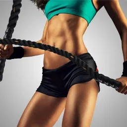 Lifestyle Helpmate Premium Workout Battle Rope for Core Strength Training, Poly Dacron Heavy Exercise Training Rope for Improve Strength Building Muscle -1.5 inch thinkines Exercise (30 fit) image 3