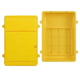 ARTISOUL Lockable Wall Hanging Mailbox Post Box Versatile Drop Box for Hotel Business Yellow image 2