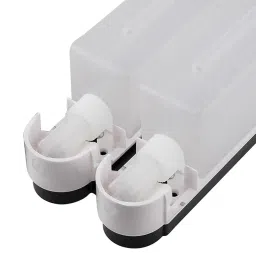 bnf® 2xWall Mounted Soap Dispenser Shower Lotion Shampoo Gel Bottle Double White | Household Supplies & Cleaning | Other Home Cleaning Supplies image 3