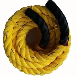 Lifestyle Helpmate Premium Workout Battle Rope for Core Strength Training, Poly Dacron Heavy Exercise Training Rope for Improve Strength Building Muscle -1.5 inch thinkines Exercise (30 fit) image 2