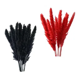 Merishopp 30x Dried Pampas GrPhragmites Reed Flowers Bunch Home Wedding Decor Gift image 2