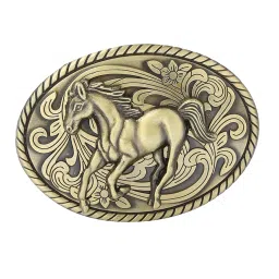 club bollywood Jazzy Pearls®Western Belt Buckle Antique Horse Pattern Belt Buckle Leather Belt Accessory|Clothing Shoes & Accessories | Mens Accessories | Belt Buckles|1 Belt Buckle image 2