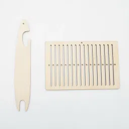 FABLOFT® 3xWooden Weaving Looms Kit DIY Tapestry Rug Loom Machine for Adults Beginners image 5