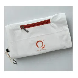 O2 Premium Yoga Mat Bag, 2 Pocket Basic Style with Water Bottle Pouch & Zipper Pocket, Adjustable Double Straps, Rusty Cream Cotton Canvas image 5