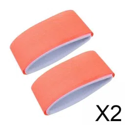 MERISHOPP 2x2 Pieces Ski Straps Adjustable Snowboard Carrier Strap for Carrying Ski Gear Orange image 1