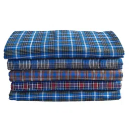 KAKUMANU Men's Cotton Multi Color Lungis for Men 2 Meter (2 MTS, 5) image 1