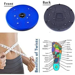 Waist Twisting Exercise Disc with pressure points non-slip surface image 3