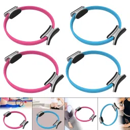 The Style Sutra Fitness Ring Practical Lightweight Strength Training Flexible Pilates Ring 14inch Pink|Sporting Goods | Fitness, Running & Yoga | Yoga & Pilates | Pilates Rings image 4