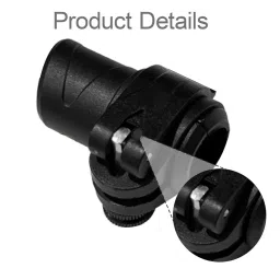 MERISHOPP Stick Pole External Lock Black for Mountaineering Snowshoeing Mount Climbing for 16 mm| Sports Equipment | Outdoor Sports Gear | Exercise Gear image 4