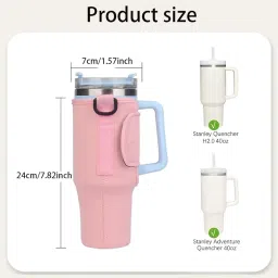 ZIBUYU® Stanley Cup Water Bottle Carrier Bag with Shoulder image 1