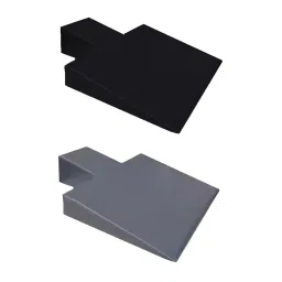 Enakshi® Pilates Wedge Block Upholstered Wedge for Balance Muscle Building Stretching Black|Sporting Goods | Fitness, Running & Yoga | Yoga & Pilates | Yoga Props image 2