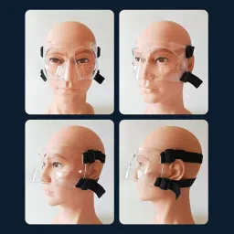 enakshi (label) Enakshi® Nose Guard for Broken Nose, Basketball Face Mask for Basketball Soccer Teens Clear Black|Sporting Goods | Team Sports | Basketball | Clothing, Shoes & Accessories | Protective Gear image 1