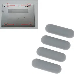 KalamkariX 4 PCS Laptop Rubber Feet Replacement, Anti Slip Bottom Rubber Grip Pads for Improved Airflow and Ergonomics, for Most Laptop Models image 5