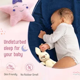 LuvLap Instadry Anti-Piling Fleece Extra Absorbent Quick Dry Sheet for Baby, Baby Bed Protector, Waterproof Baby Sheet, Small Size 100x140cm, Pack of 1, Navy Blue image 3