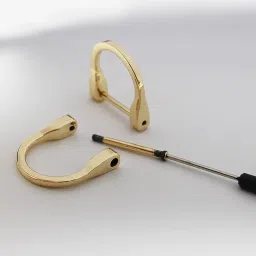 1inch D Rings for Purses,D-Ring with Screw for Crossbody Bag Purse Craft,2 Sets image 3