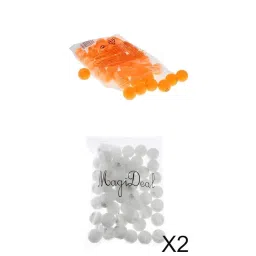 Bnf® 150 Pieces 3 Star 40mm Table Tennis Balls Pings Pong Practice Balls|Sporting Goods | Indoor Games | Table Tennis, Ping Pong | Balls image 1