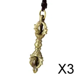 bnf Bnf® 3Xtibet Buddhism Pure Copper 5 Stocks Vajra Pestle Pendant Magic Amulet | Religion & Spirituality | Buddhism | Amulets & Pendants image 2