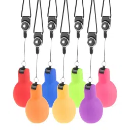 TRENDYNEST Hand Squeeze Whistle with Lanyard Handheld Whistle | Safety Whistles | Emergency Gear | 0 & Hiking image 1