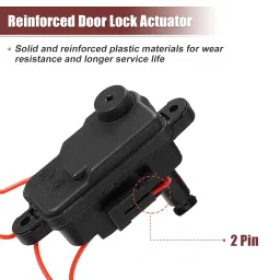 Ubervia AUTOHAUX Fuel Flap Actuator 4L0862153D for Audi Q7 Q3 A7 A6 S7 S6 RS7 RS5 2.0L 3.0L 4.0L Fuel Flap Door Cap Release Lock Actuator Fuel Filler Door Opener Actuator 2 Pin image 3