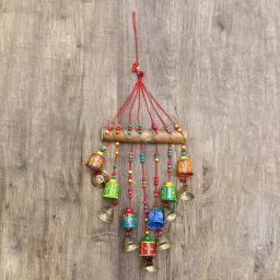 eCraftIndia Handcrafted Decorative Wall/Door/Window Hanging Bells Chimes Showpieces image 4