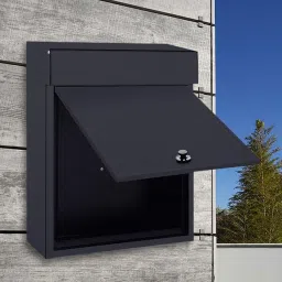 CALANDIS Wall Mount Mailbox for Outside Lockable Postbox for Gate Outdoor Home Office image 3