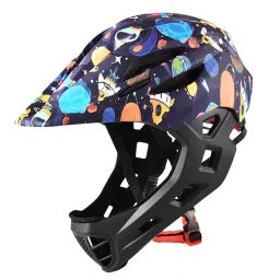 MERISHOPP Kids Bike Helmet Adjustable Child Bicycle Helmet for Skateboarding Bicycling Universe image 4
