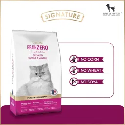 Grain Zero Ocean Fish, Sardine, and Mackerel Persian Dry Cat Food 1.2kg image 3