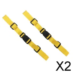 bnf Bnf® 2X Adjustable Backpack Chest Belt Nylon Waist Strap Waist Strap Yellow|Sporting Goods | Outdoor Sports | Camping & Hiking | Hiking Backpacks image 1