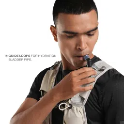 TEGO Pacer Trail Hydration Vest – Lightweight Backpack with 2L Reservoir Compatibility for Outdoor Sports (Beige, One Size) image 4