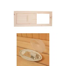 The Style Sutra 2 Pieces Sauna Vent Cedar with Sauna Lampshade Guard Sauna Accessories|Home & Garden | Yard, Garden & Outdoor Living | Pools & Spas image 3